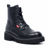 Botins Levi's militars de dona negres amb cordons i sola track