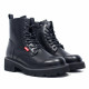 Botins Levi's militars de dona negres amb cordons i sola track - Querol online