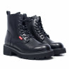 Botins Levi's militars de dona negres amb cordons i sola track
