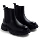 Botins Gioseppo Chelsea de nena negres amb tatxes i sola track - Querol online