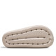 Zuecos Nicoboco de mujer beige con hebilla ajustable y forro suave - Querol online