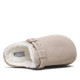 Zuecos Nicoboco de mujer beige con hebilla ajustable y forro suave - Querol online