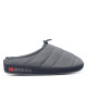 Zapatillas casa Nicoboco de hombre grises acolchadas con talón abierto - Querol online