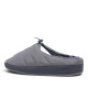 Zapatillas casa Nicoboco de hombre grises acolchadas con talón abierto - Querol online