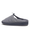Zapatillas casa Nicoboco de hombre grises acolchadas con talón abierto