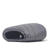 Zapatillas casa Nicoboco de hombre grises acolchadas con talón abierto