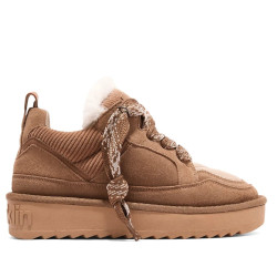 Botas australianas D.Franklin Nordic Snk de mujer camel con ante y forro de pelo - Querol online