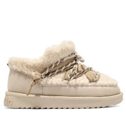 Botes australianes FRANKLIN Nordic Lite Sherpa de dona beix amb pèl i cordons - Querol online