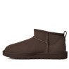Botas australianas UGG Classic Ultra Mini marrón chocolate con piel de oveja