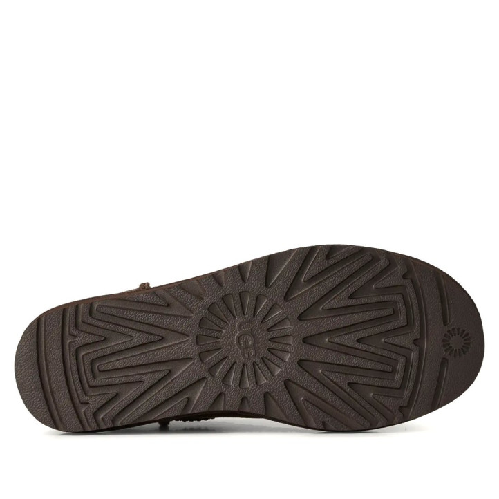 Botas australianas UGG Classic Ultra Mini marrón chocolate con piel de oveja - Querol online