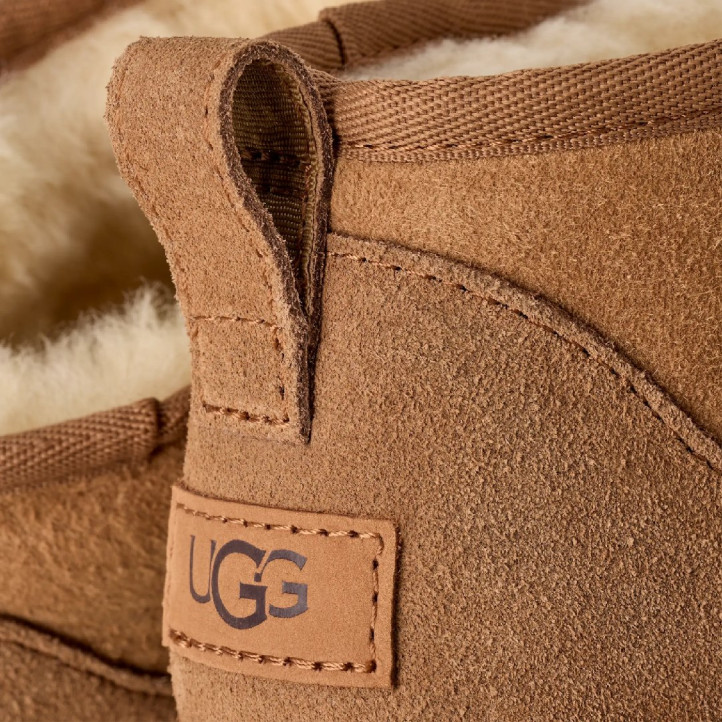 Botas australianas UGG Classic Ultra Mini color chestnut con piel de oveja - Querol online