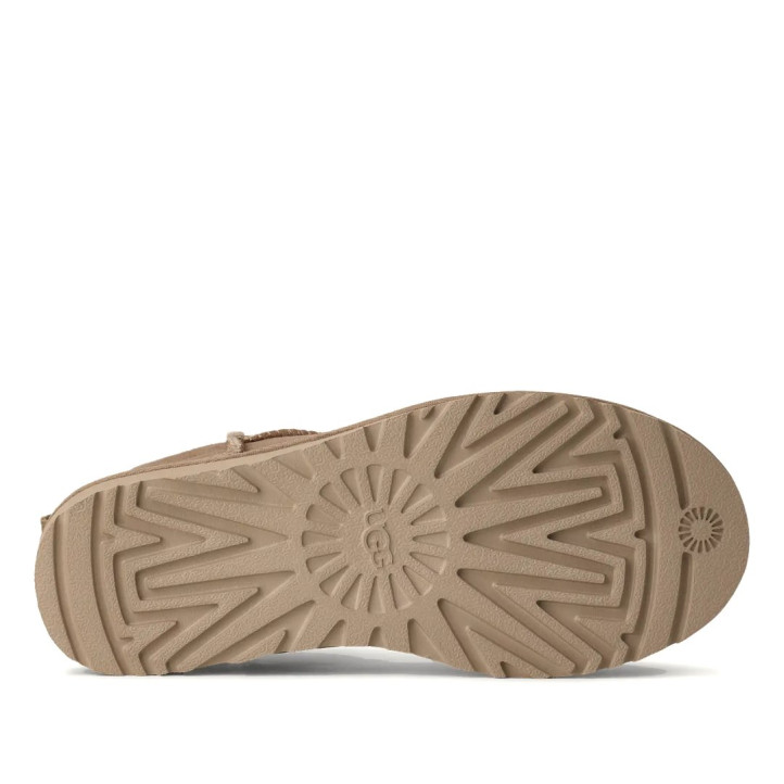 Botas australianas UGG Classic Ultra Mini color sand con piel de oveja - Querol online