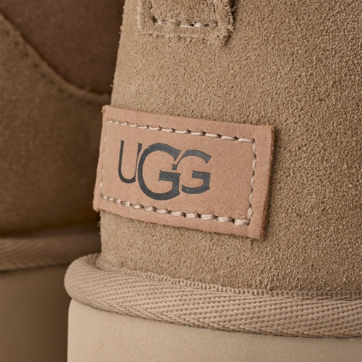 Botas australianas UGG Classic Ultra Mini color sand con piel de oveja - Querol online