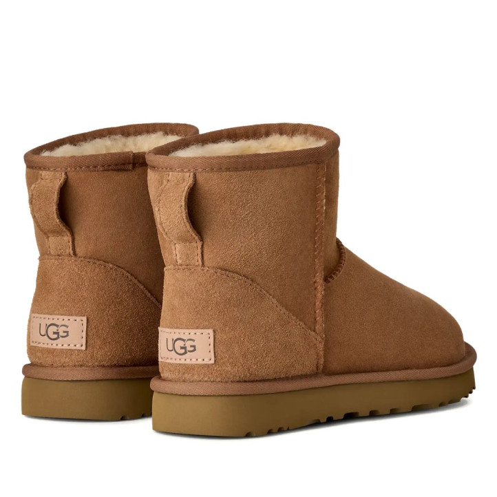 Botes australianes UGG Classic Mini II color chestnut amb pell d'ovella - Querol online