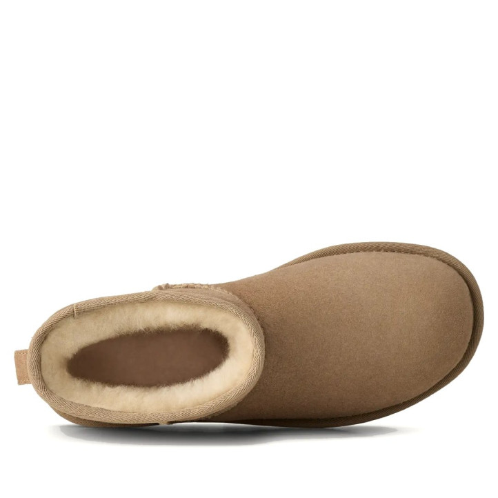 Botas australianas UGG Classic Mini II color sand con piel de oveja - Querol online