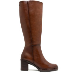 BOTAS DE PIEL DE TACÓN TRIANA CUERO PORRONET - Querol online