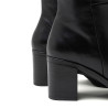 BOTAS DE PIEL DE TACÓN TRIANA NEGRO PORRONET