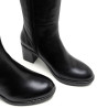 BOTAS DE PIEL DE TACÓN TRIANA NEGRO PORRONET
