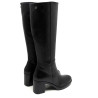 BOTAS DE PIEL DE TACÓN TRIANA NEGRO PORRONET