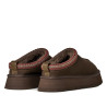 Zuecos UGG Tazz II marrón Dusted Cocoa con plataforma y detalle trenzado