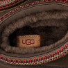 Zuecos UGG Tazz II marrón Dusted Cocoa con plataforma y detalle trenzado