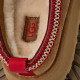 Esclops UGG Tazz II en color Chestnut amb plataforma i detall trenat vermell - Querol online