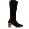 BOTAS DE PIEL DE TACÓN TINA NEGRO PORRONET