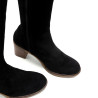 BOTAS DE PIEL DE TACÓN TINA NEGRO PORRONET