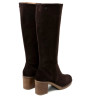 BOTAS DE PIEL DE TACÓN TINA MOKA PORRONET