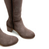 BOTAS DE PIEL DE TACÓN TINA GRIS PORRONET