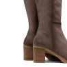 BOTAS DE PIEL DE TACÓN TINA GRIS PORRONET