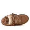 Zapatillas UGG Lowmel en color Chestnut con cordones anchos y detalles de ante