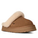 Zuecos UGG Disquette en color Chestnut con plataforma y pelo de oveja - Querol online