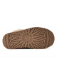 Zuecos UGG Disquette en color Chestnut con plataforma y pelo de oveja - Querol online