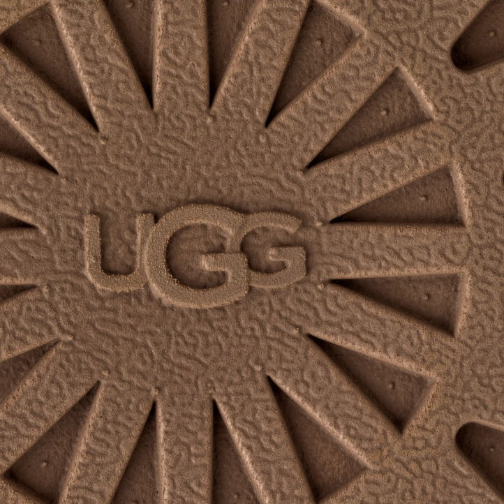 Zuecos UGG Disquette en color Chestnut con plataforma y pelo de oveja - Querol online