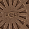 Zuecos UGG Disquette en color Chestnut con plataforma y pelo de oveja