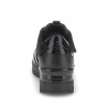 Zapatillas STONEFLY Cream 68 negros con velcro, strass y cuña