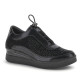 Sabatilles STONEFLY Cream 70 negres amb strass, cordó ajustable i falca - Querol online