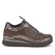 Sabatilles STONEFLY Cream 70 grises amb strass, cordó ajustable i falca - Querol online