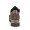 Zapatillas STONEFLY Cream 58 marrón oscuro con cuña, cordones y cremallera lateral
