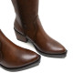BOTAS COWBOY DE PIEL CON CREMALLERA NEREA CUERO PORRONET - Querol online