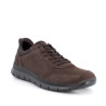 Sabates sport Imac d'home marrons de pell amb cordons i sola flexible