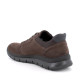 Sabates sport Imac d'home marrons de pell amb cordons i sola flexible - Querol online
