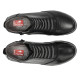 Botins plans Fluchos Susan de dona negres de pell amb cordons elàstics - Querol online