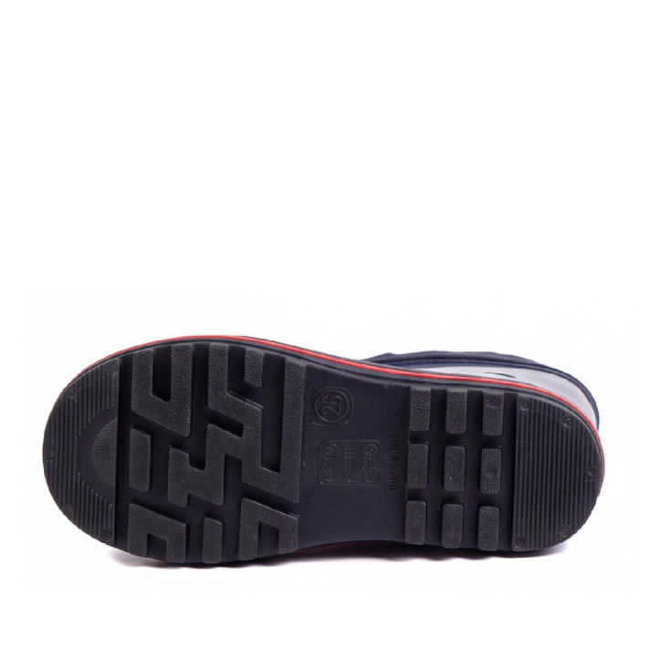 Botas agua Cerda Spidey azul marino con estampado de telarañas y ajuste superio - Querol online
