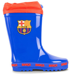 Botas agua Cerda FC Barcelona azules con escudo del Barça y ajuste superior - Querol online