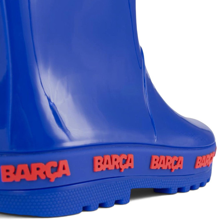 Botas agua Cerda FC Barcelona azules con escudo del Barça y ajuste superior - Querol online