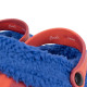 Zapatillas casa Cerda Spiderman rojas con borreguillo azul y tira ajustable - Querol online