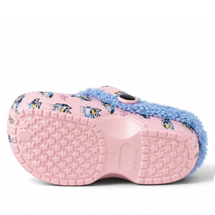 Espardenyes casa Cerda Bluey roses amb borreguet blau i tira posterior - Querol online