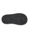 Botins Chicco negres amb cordons, cremallera lateral i cors decoratius